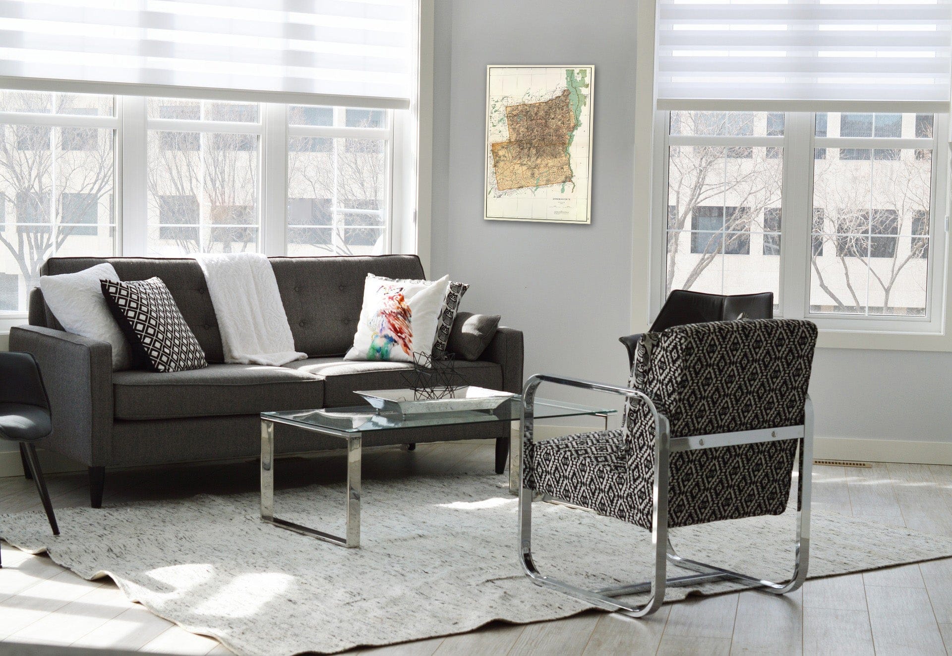 Historic Map : State Atlas Map, Essex County. 1895 - Vintage Wall Art