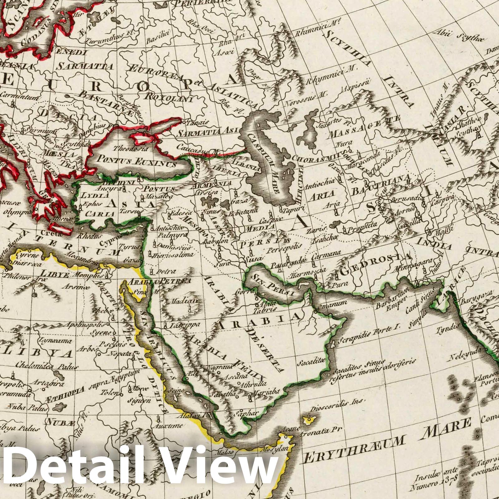 World - Classical Map, 1804 - Historical Map Print
