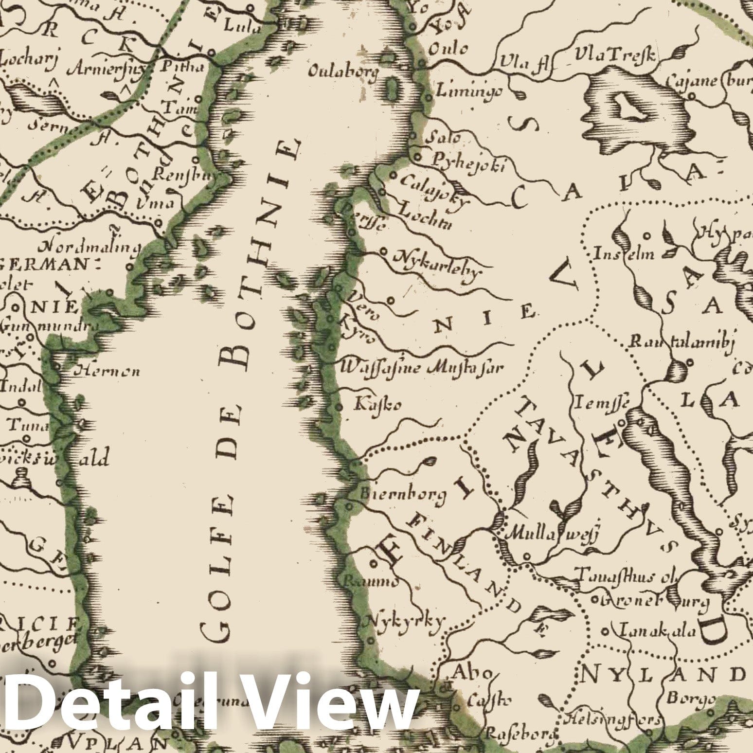 Scandinavia, 1697 - Historical Map Print