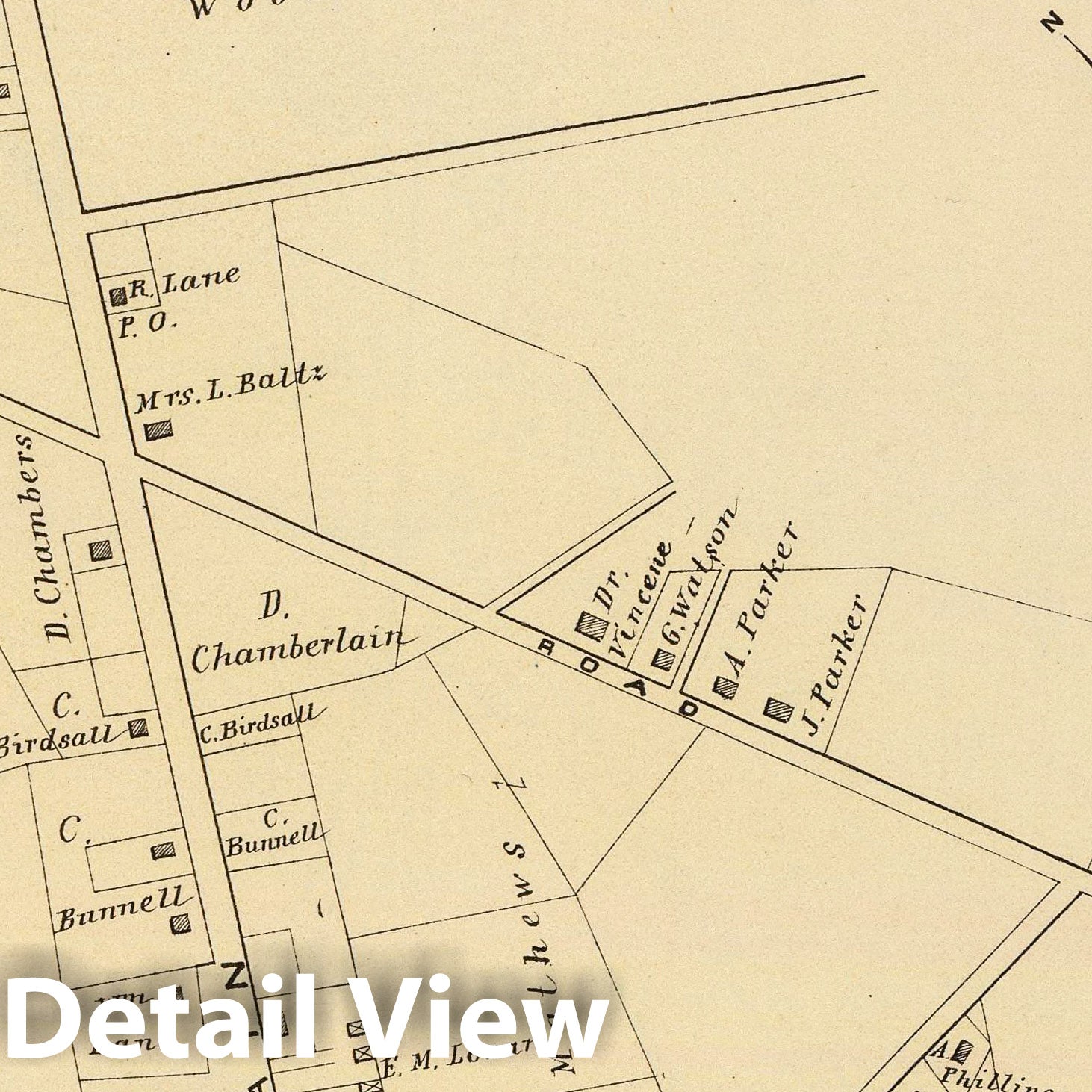 Forked River, New Jersey 1878 Historical Map Print