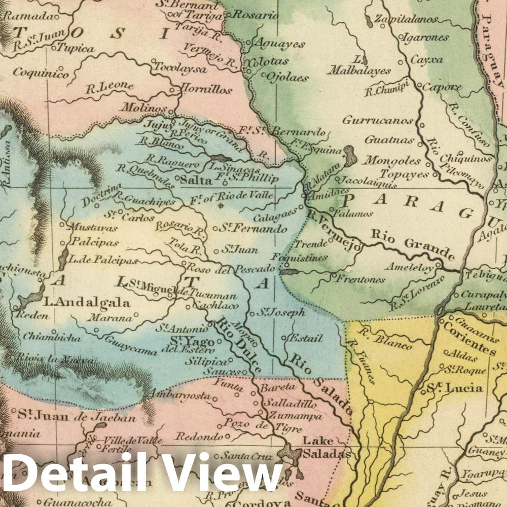 Historic Map : World Atlas Map, United Provinces. 1817 - Vintage Wall Art
