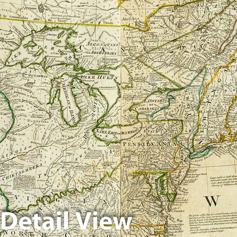 American Revolution: North America, Baffin Bay, Hudson's Bay & West Indies Map, 1776