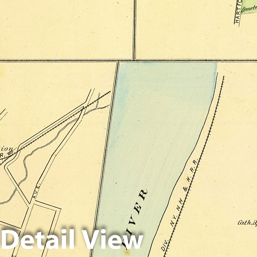 Historic Map : State Atlas Map, Enfield. 1893 - Vintage Wall Art