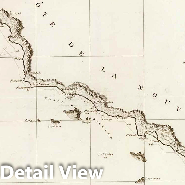 Northwestern Coast of America with San Diego and San Francisco - 1828 Nautical Chart