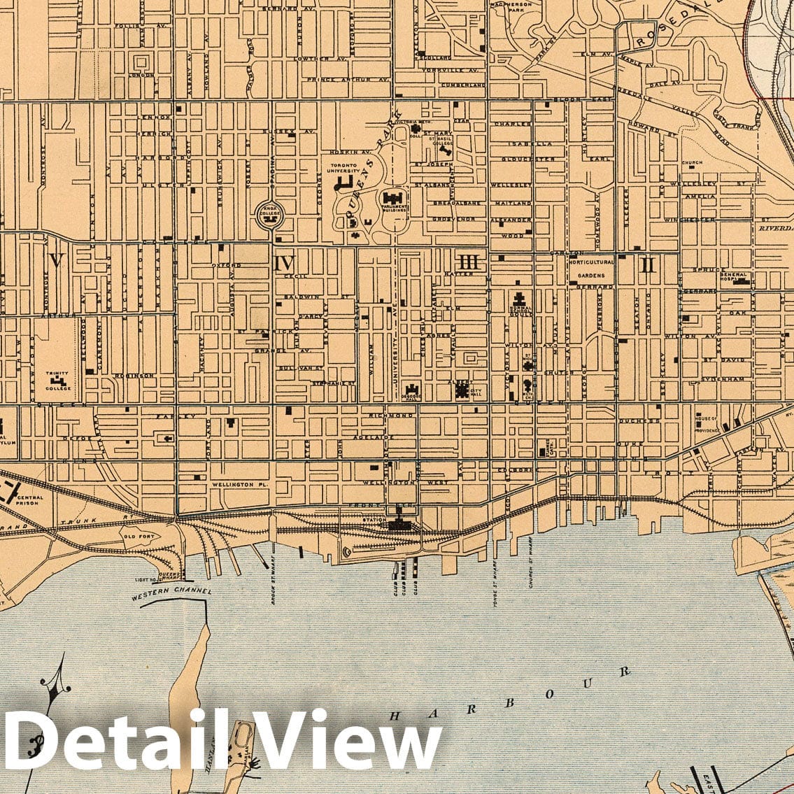 Toronto, Ontario - Plate No. 35, 1906 - Historical Map Print