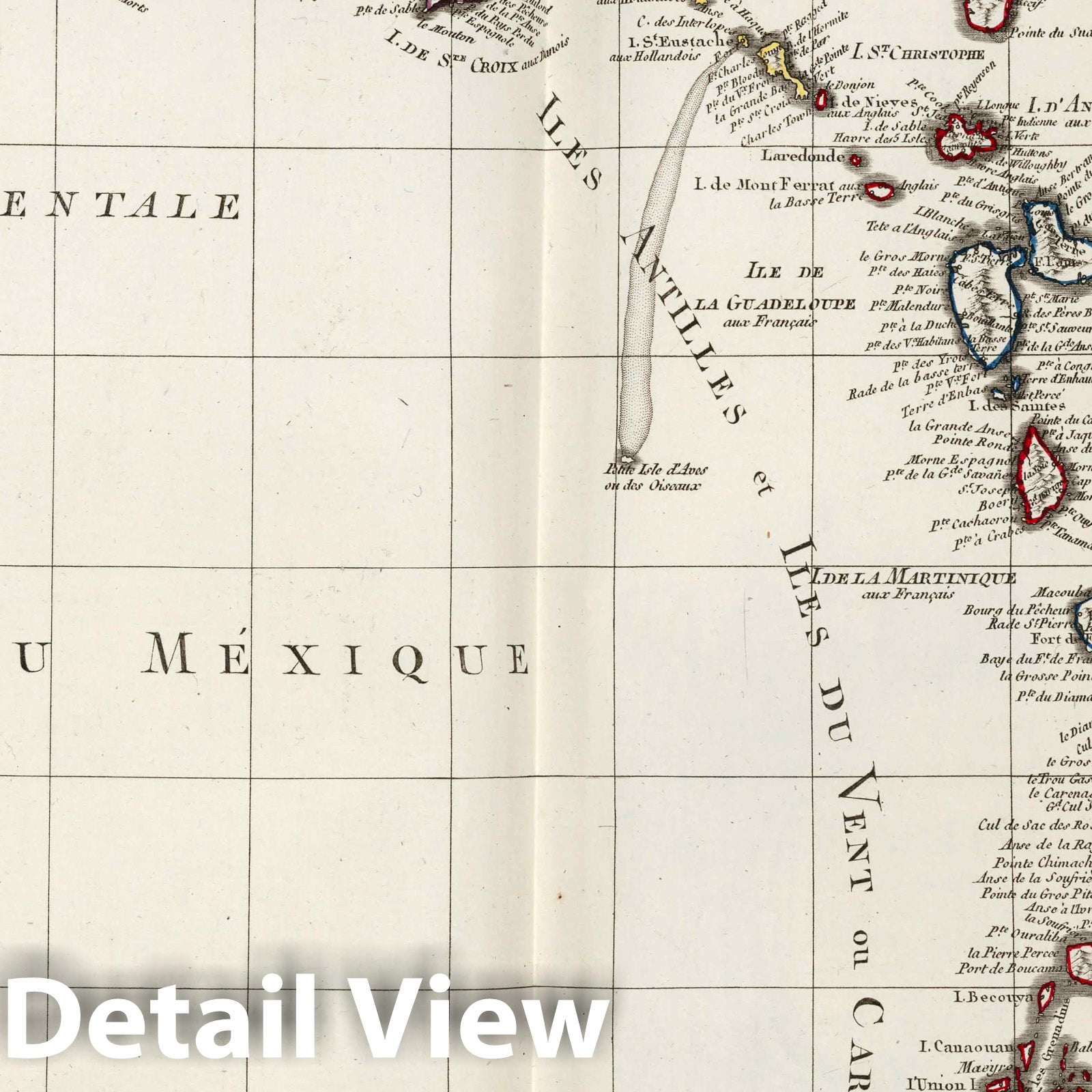 Antilles, 1804 - Historical Map Print