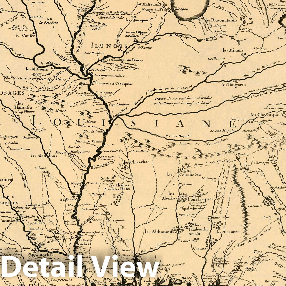 Historic Map : Plate 24. Facsimile Cartography 1492-1867. Delisle Map, 1718, 1718 - Vintage Wall Art