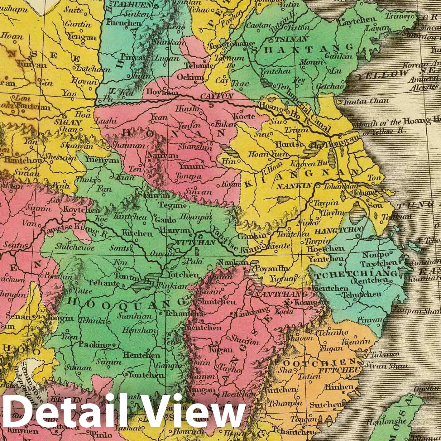 China, 1831 - Historical Map Print