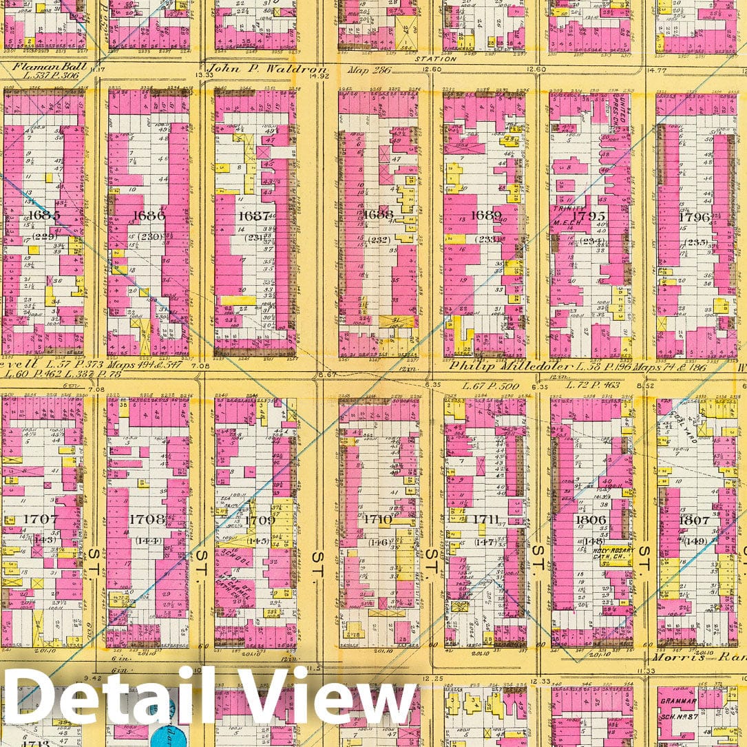 Ward 12, Manhattan - Fire Insurance Map, 1891