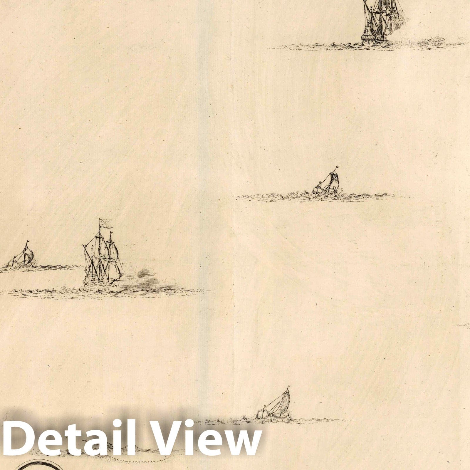 Coasts of Boulogne and Picardy, France - Military Map, 1708