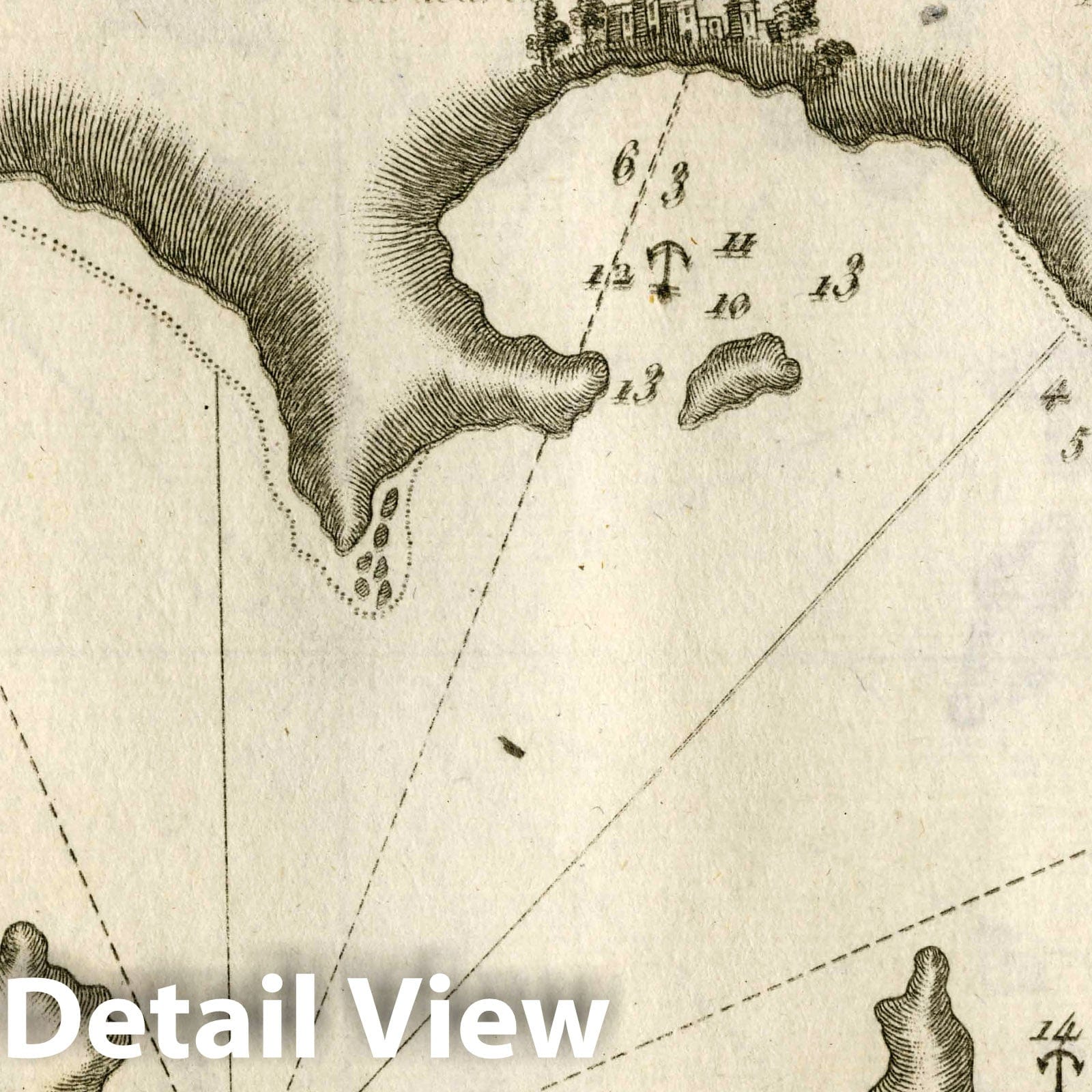 Anatolia - Nautical Chart, 1764 - Historical Map Print