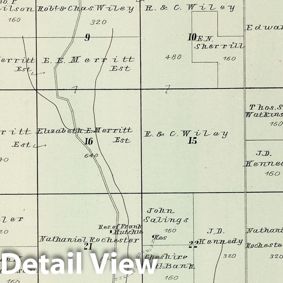 Township 11 N - River Map, 1904 - Dawson County Nebraska Atlas Print
