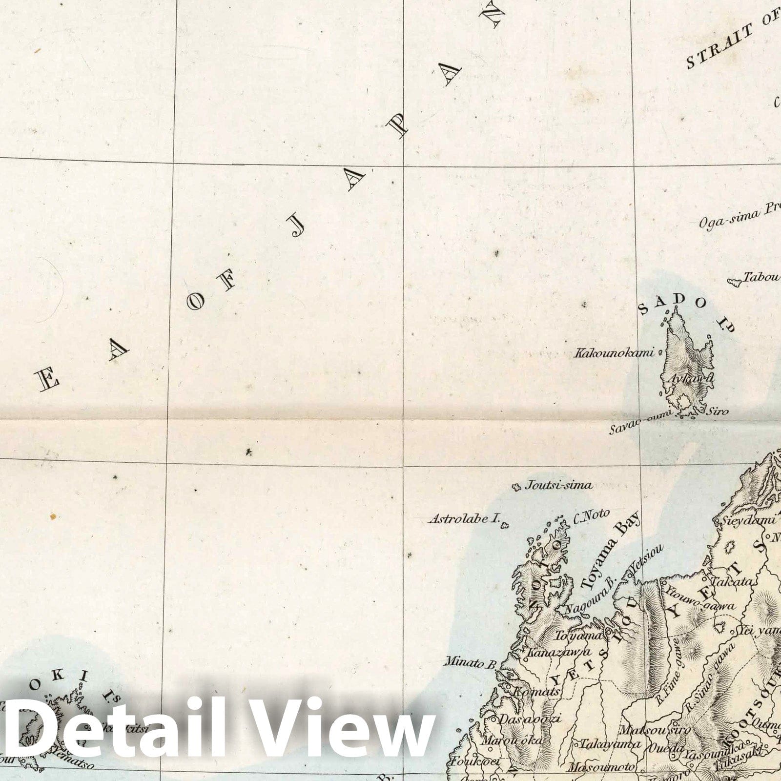 Japan with Nagasaki Harbour and Eastern Yeso - Railroad Map, 1855