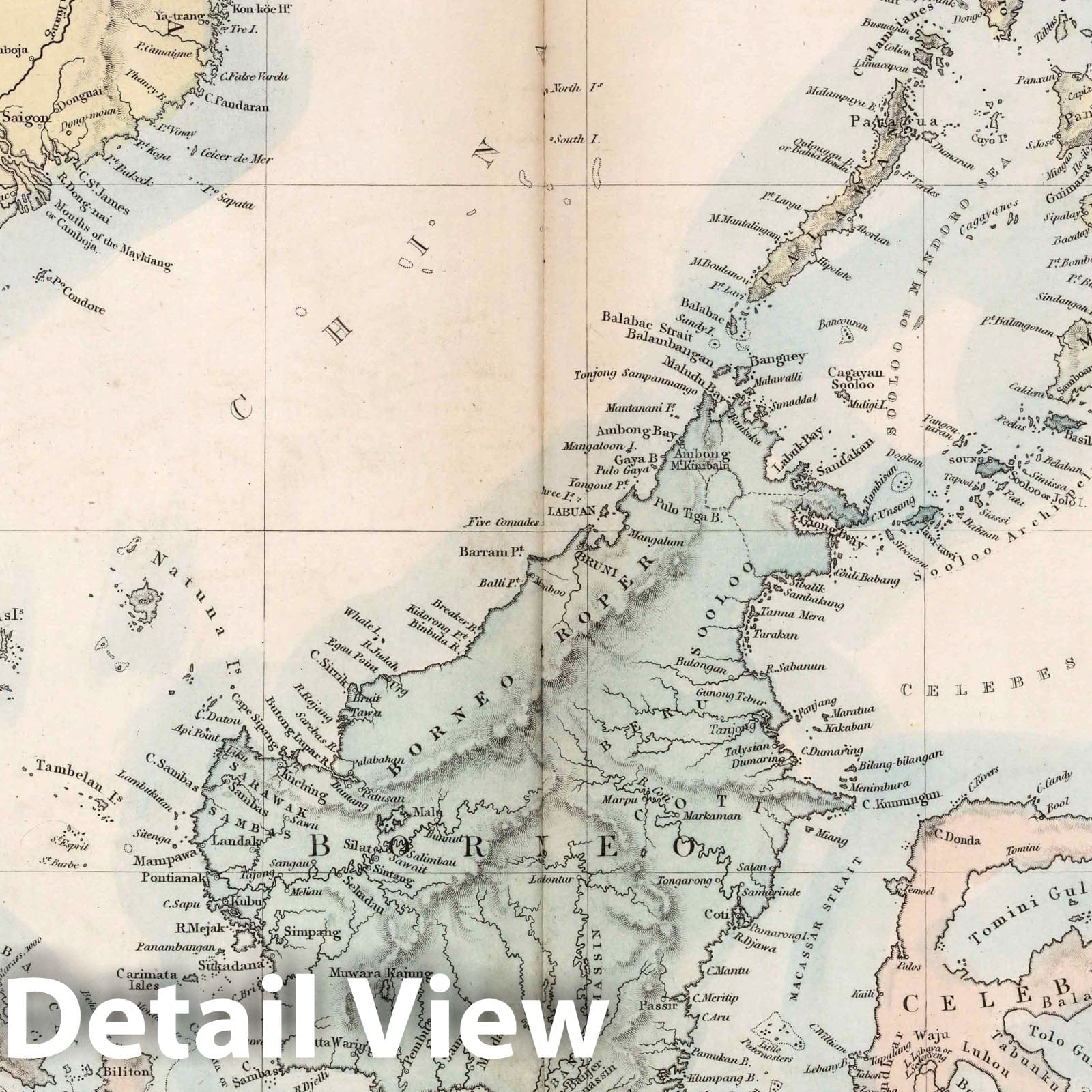 Asiatic Archipelago - Railroad Map, 1856 - Historical Map Reproduction