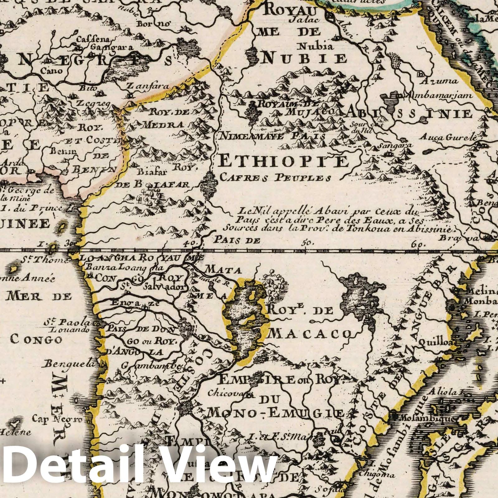 Africa 1700 - Historical Map Print