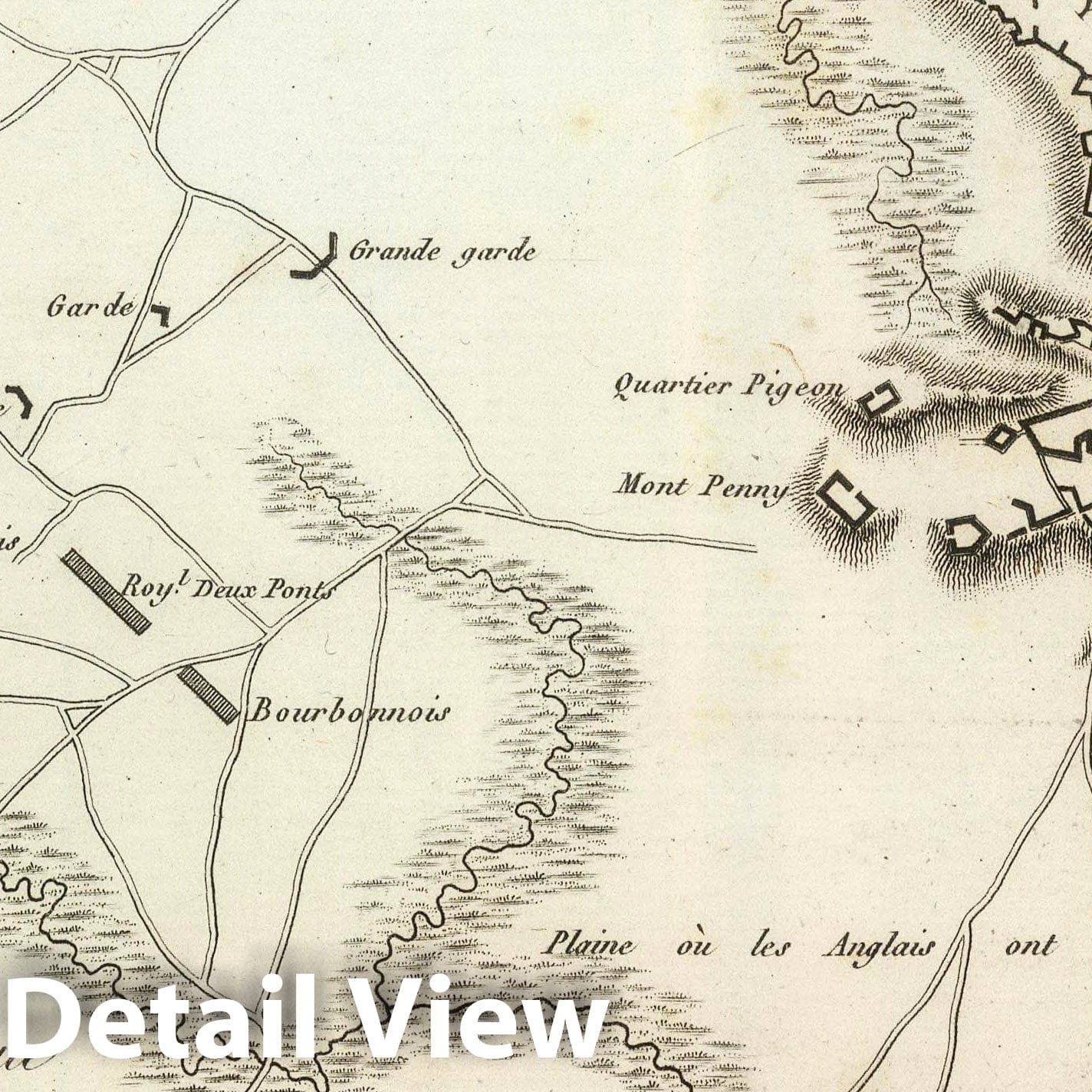 American Revolution: Yorktown, Virginia - Military Map, 1807