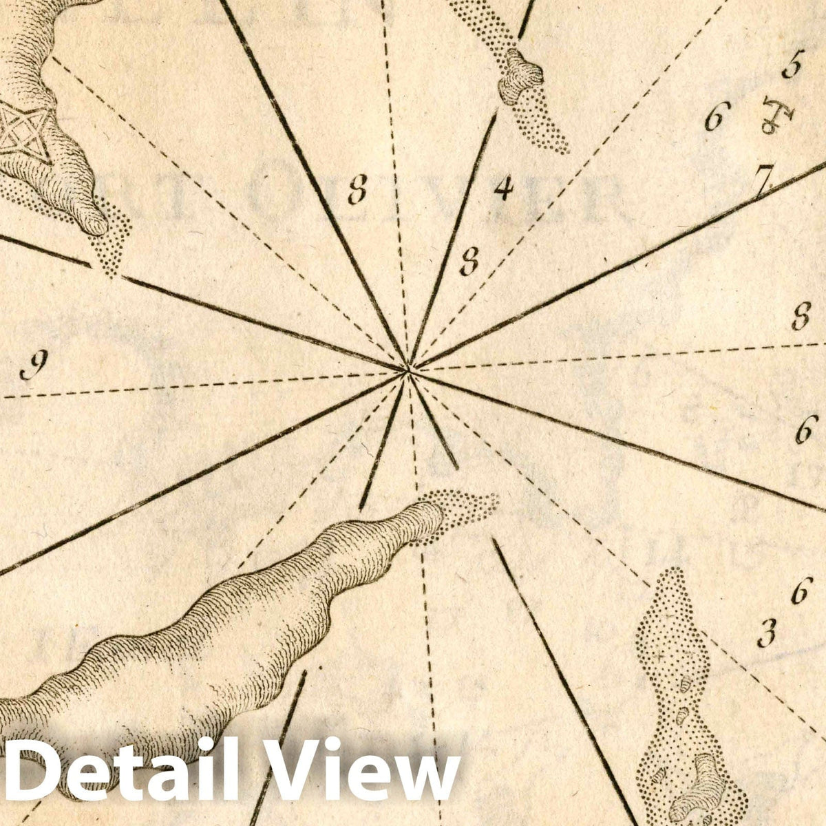 Sigri, Isle of Lesbos - Nautical Chart, 1764 - Historical Map Print