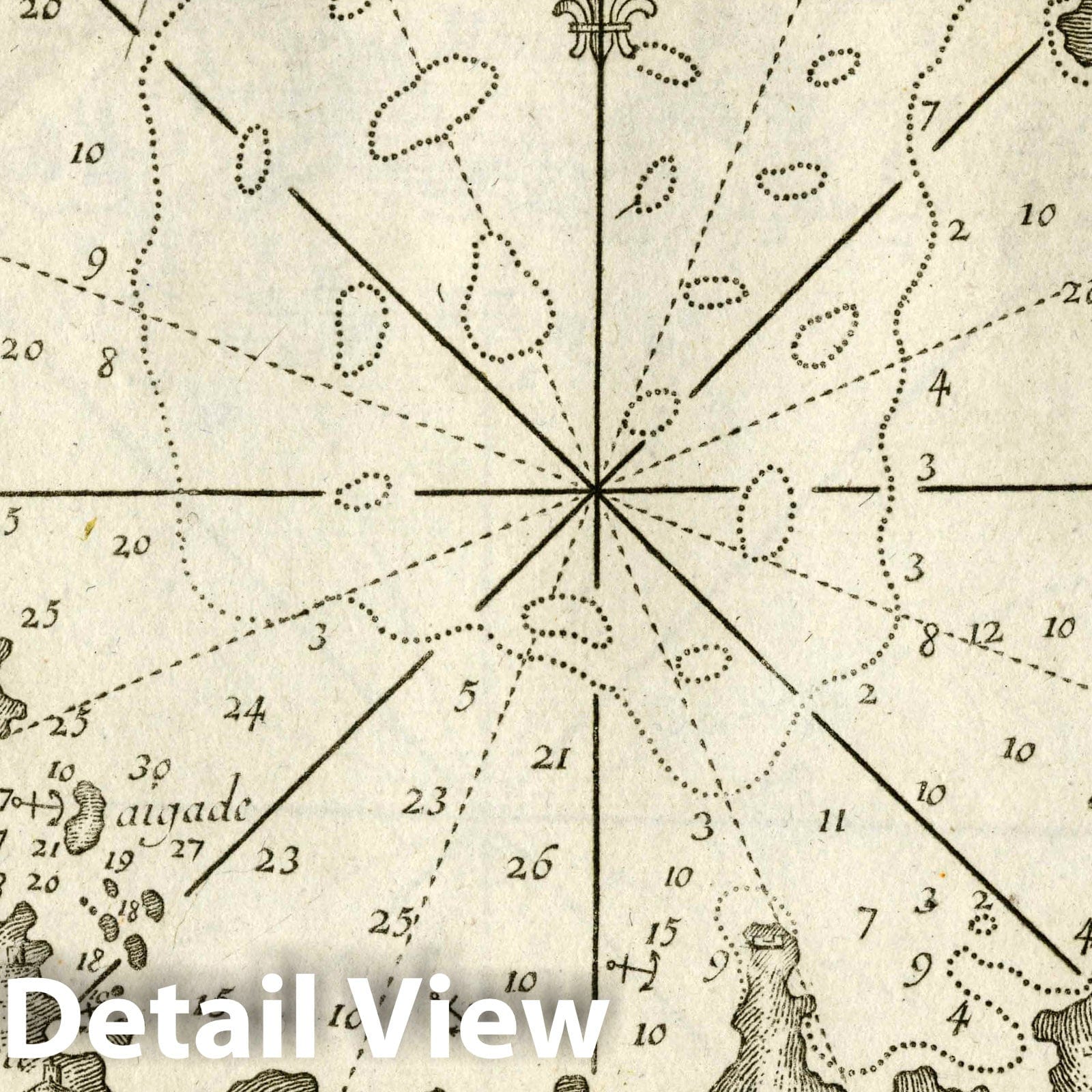 Gulf of Izmir, Turkey - Nautical Chart, 1764 - Historical Map Print