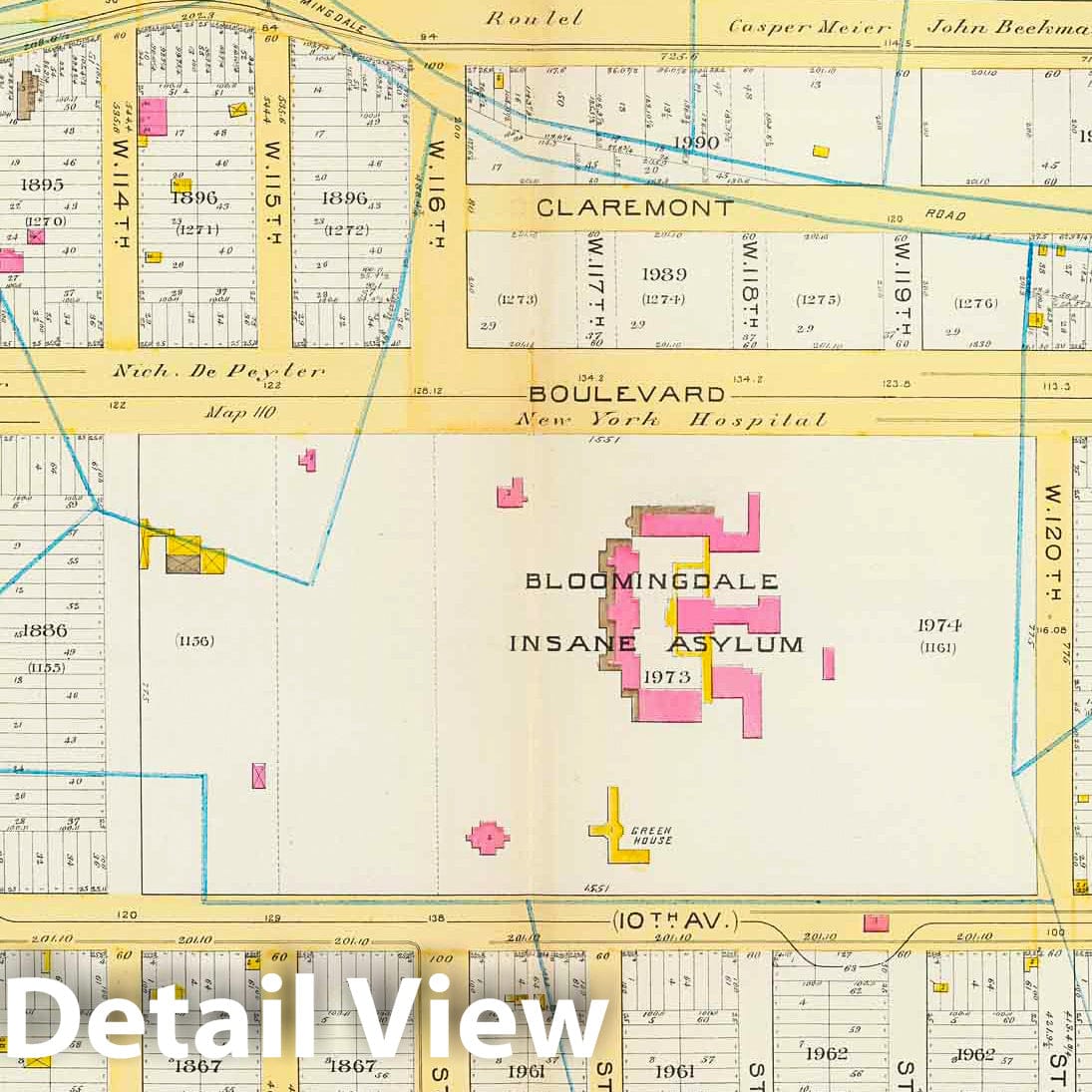 Ward 12, Manhattan, New York City - Fire Insurance Map, 1891