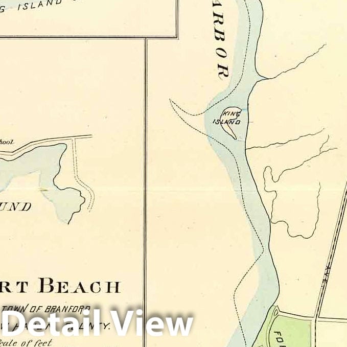 Historic Map : State Atlas Map, Ward 15, New Haven. 1893 - Vintage Wall Art