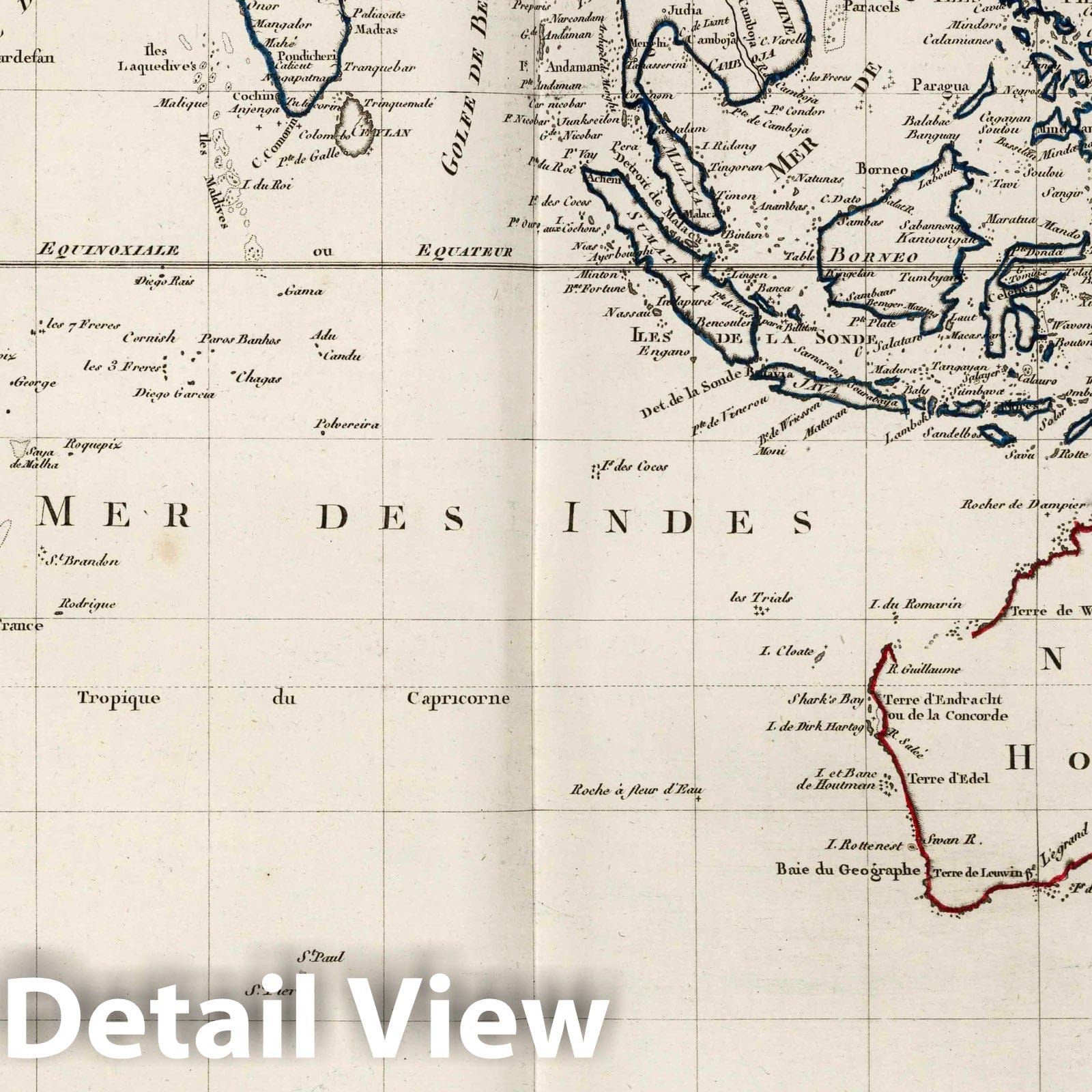 East Indies, 1803 - Historical Map Print