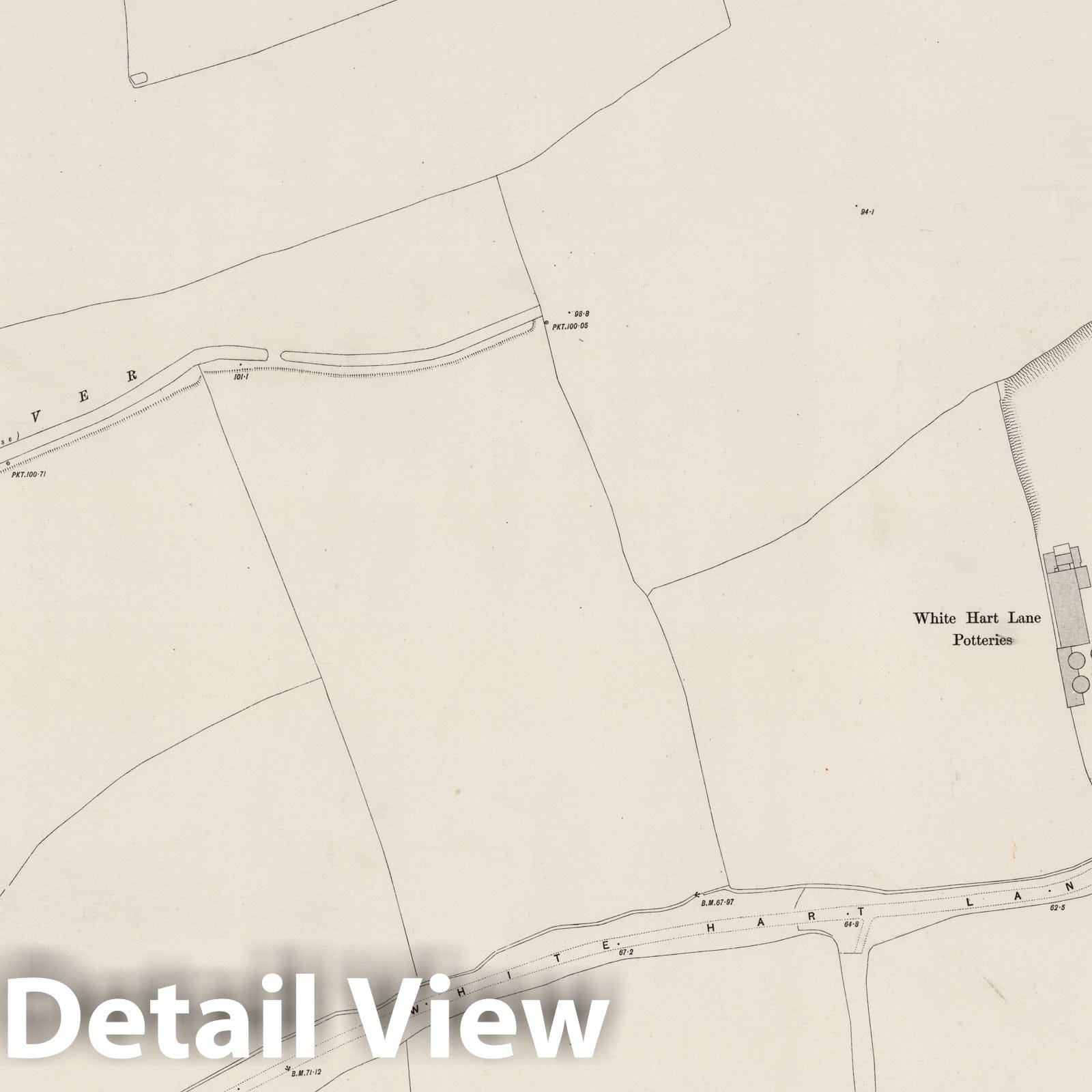 London, Sheet III.5 - Survey Map, 1895 - Ordnance Survey Historical Print