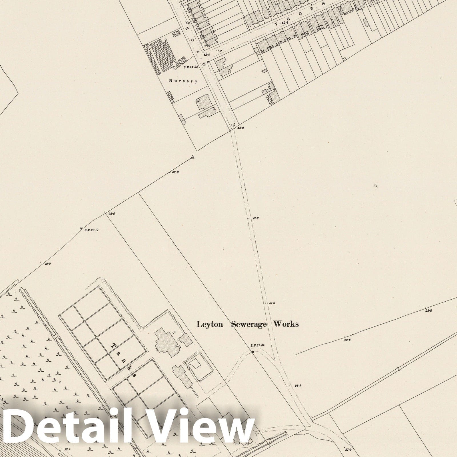 London, Sheet IV.81 - Survey Map, 1895 - Ordnance Survey Historical Print