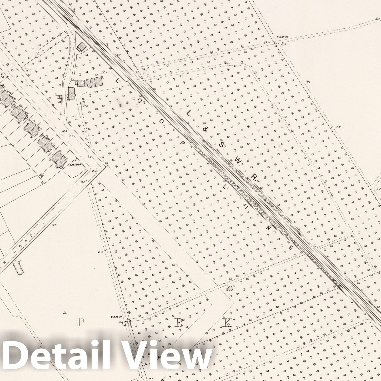 London, England - Sheet X.23, 1894 - Ordnance Survey Historical Map Print