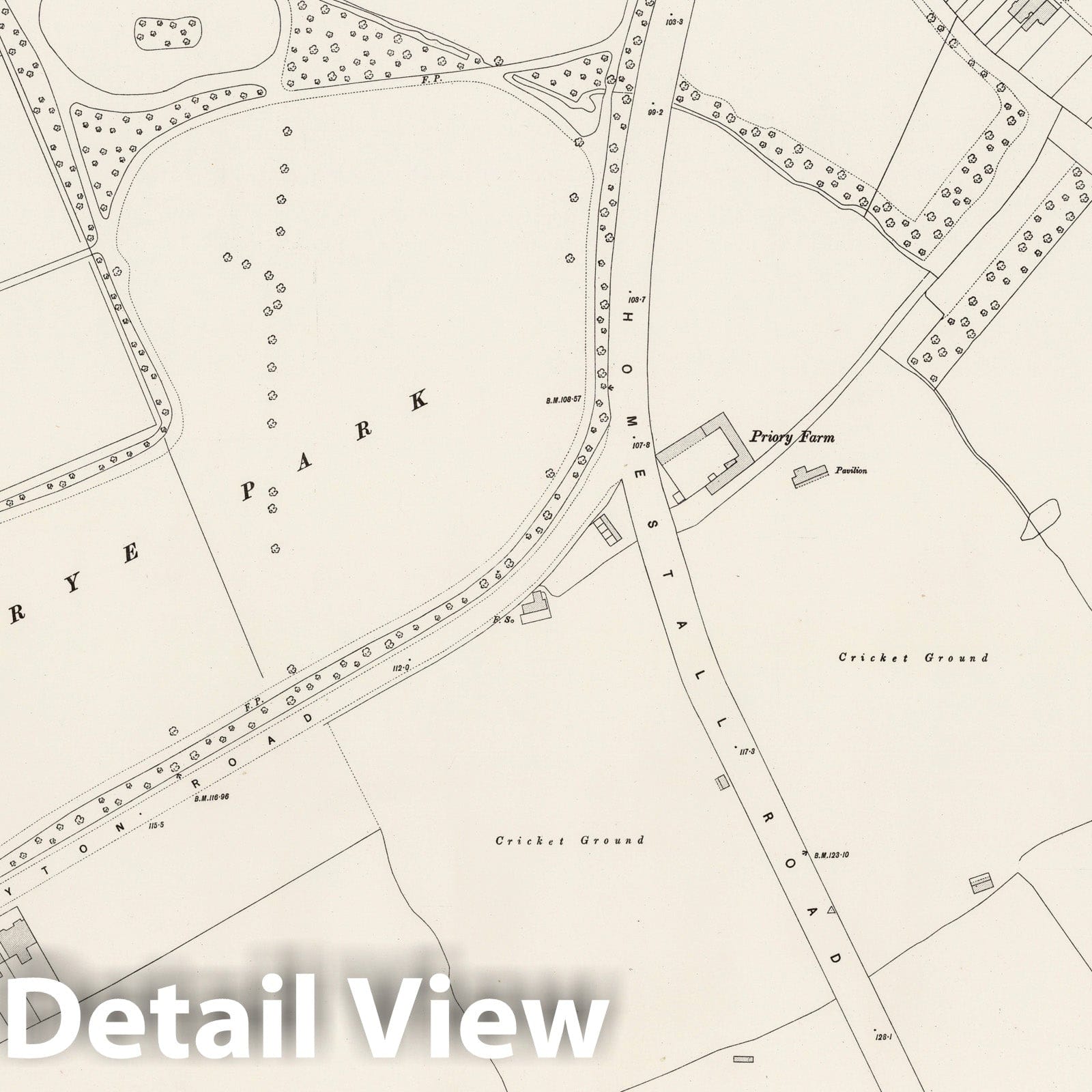 London, England - Sheet XI.68, 1895 - Ordnance Survey Historical Map Print