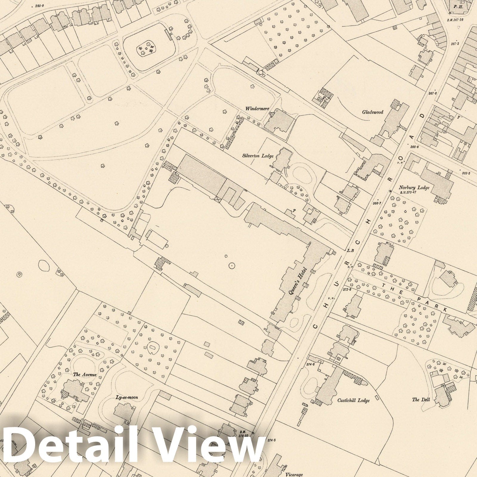 London, England - Sheet XV.36, 1896 - Ordnance Survey Historical Map Print