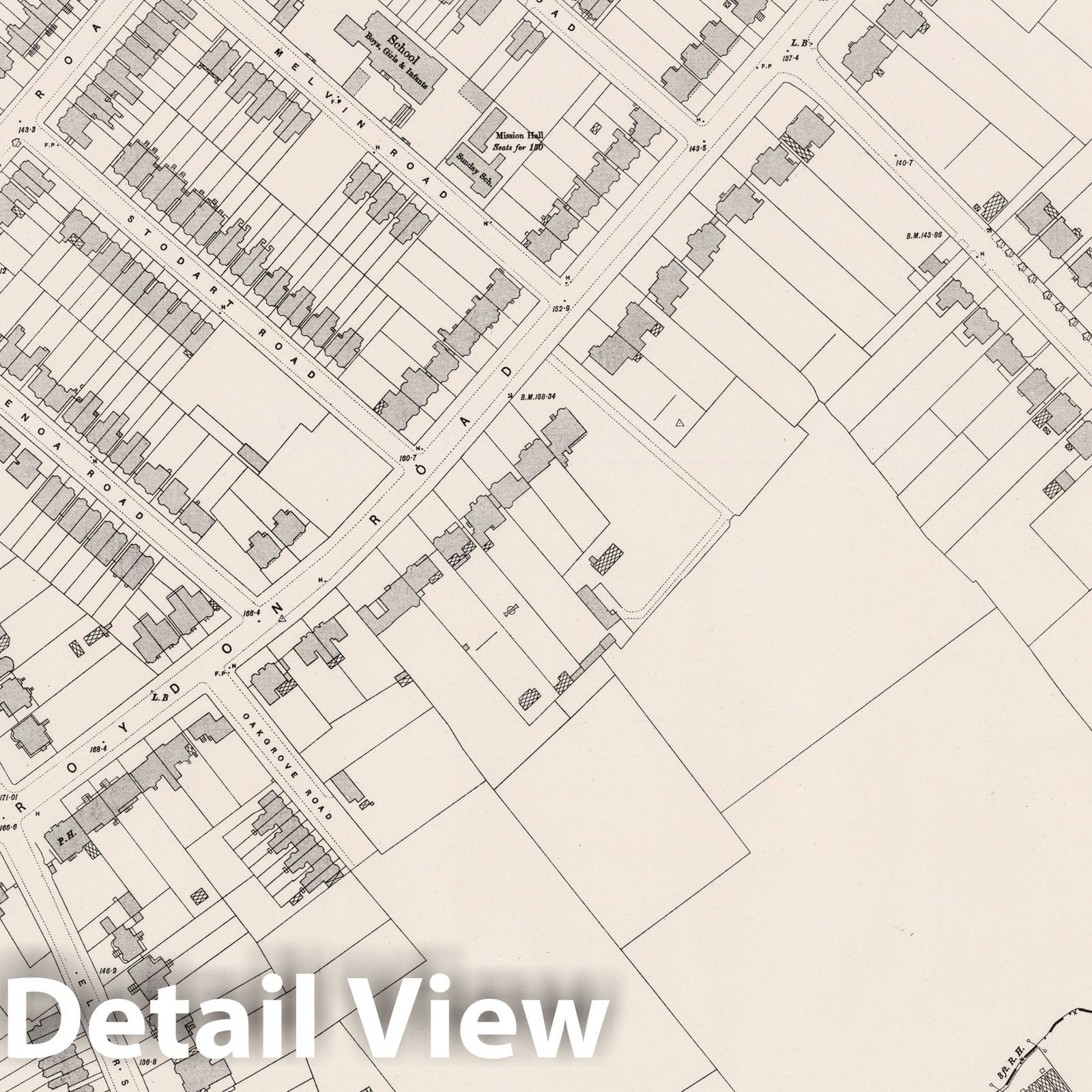 London, England - Sheet XV.48, 1895 - Ordnance Survey Historical Map Print