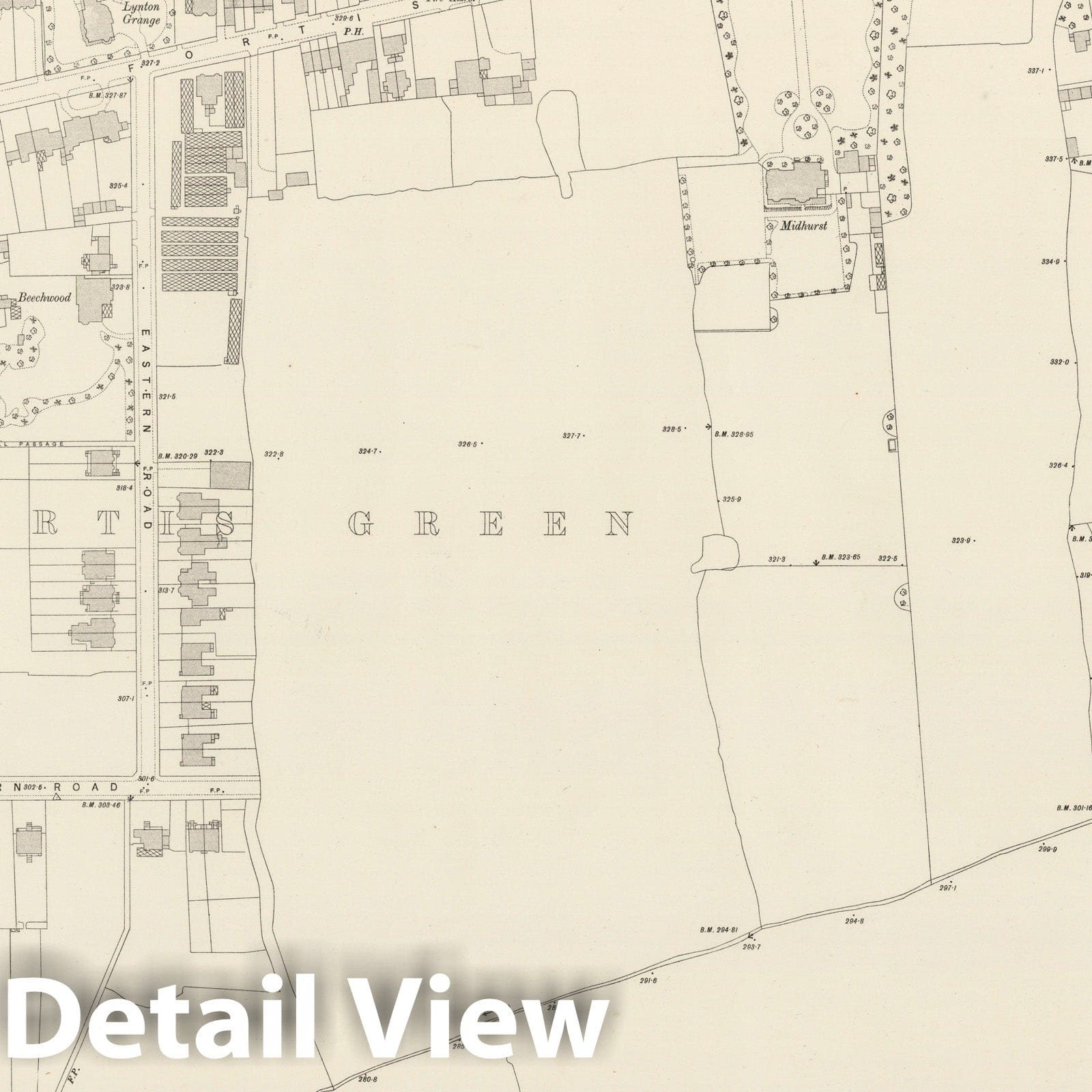 London - Sheet III.31, 1895 - Ordnance Survey Historical Map Print