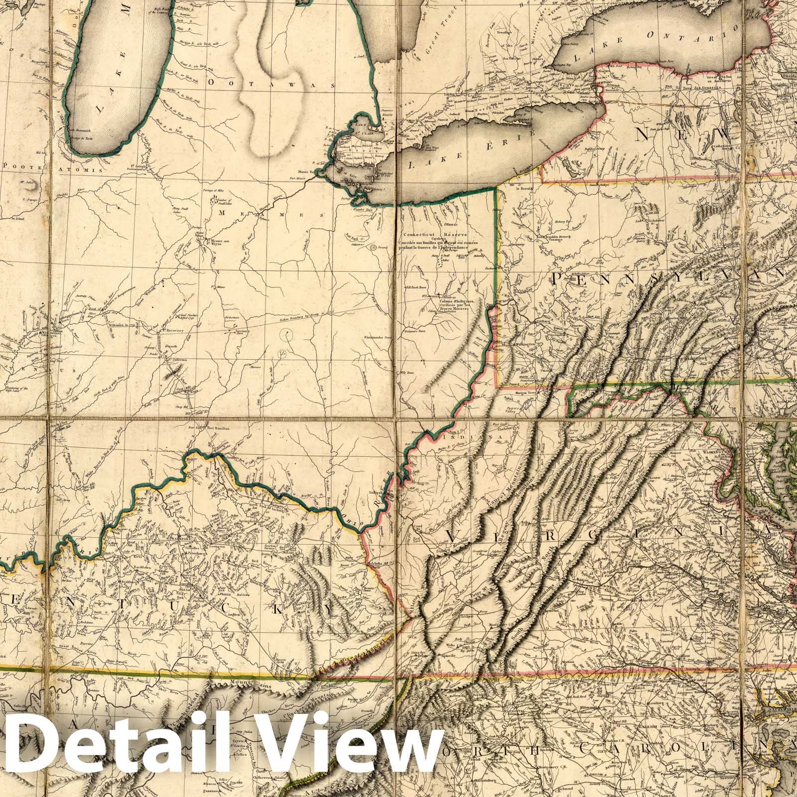 United States of North America, 1802 - Historical Map Print
