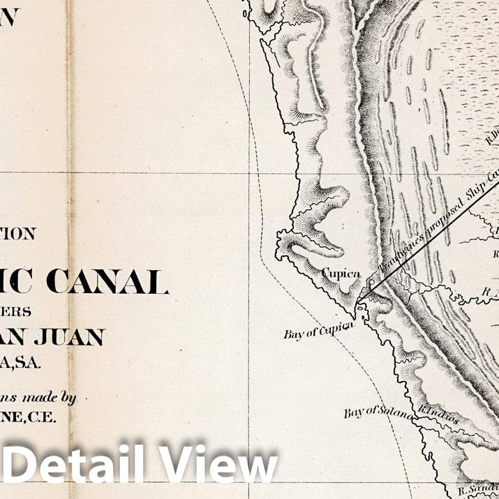Atrato and San Juan Rivers, New Granada - Interoceanic Canal Exploration, 1866
