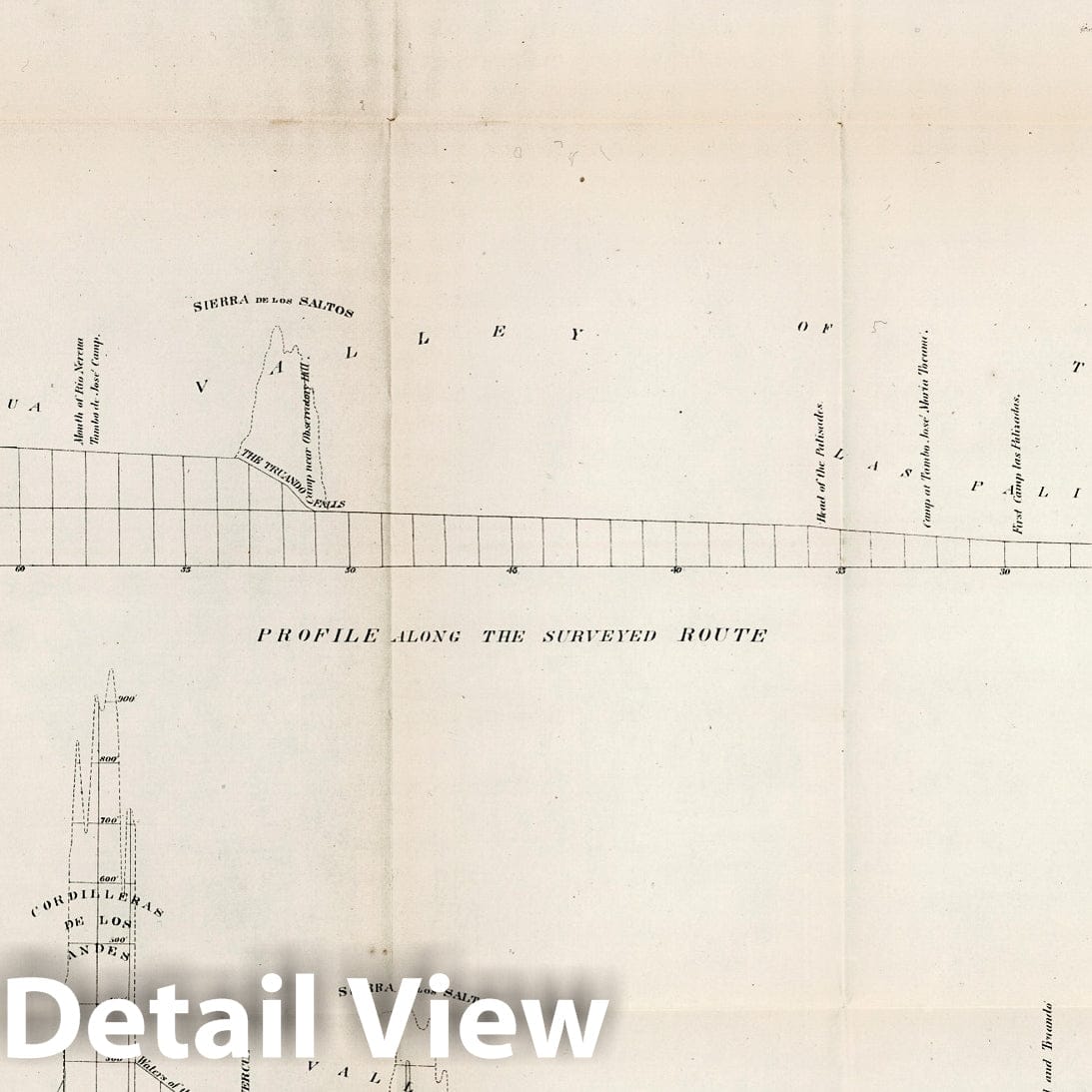 Interoceanic Canal, Atrato and Truando Rivers, Colombia - 1866 Historical Map Print