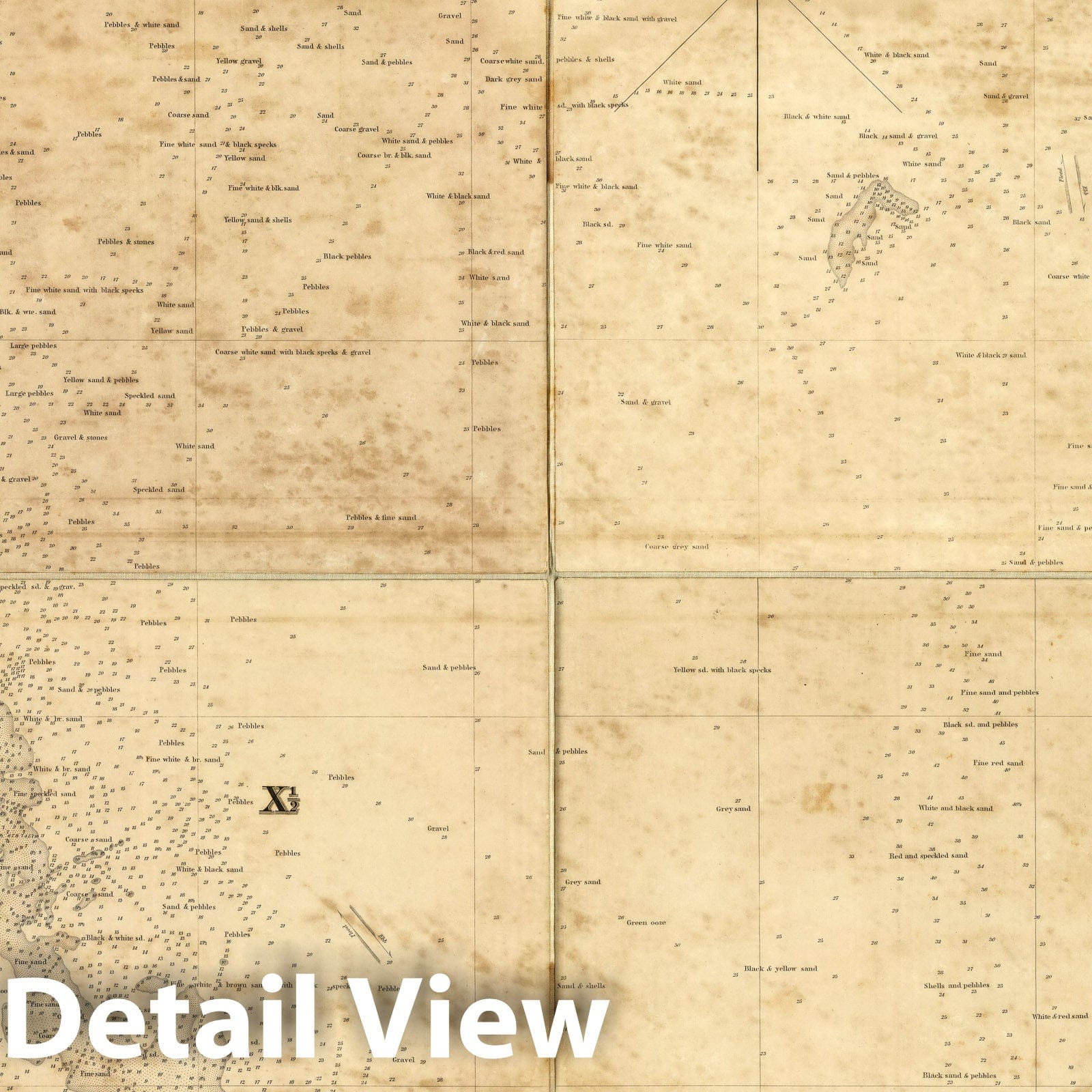 Georges Bank - Nautical Chart, 1837 - Historical Map Print
