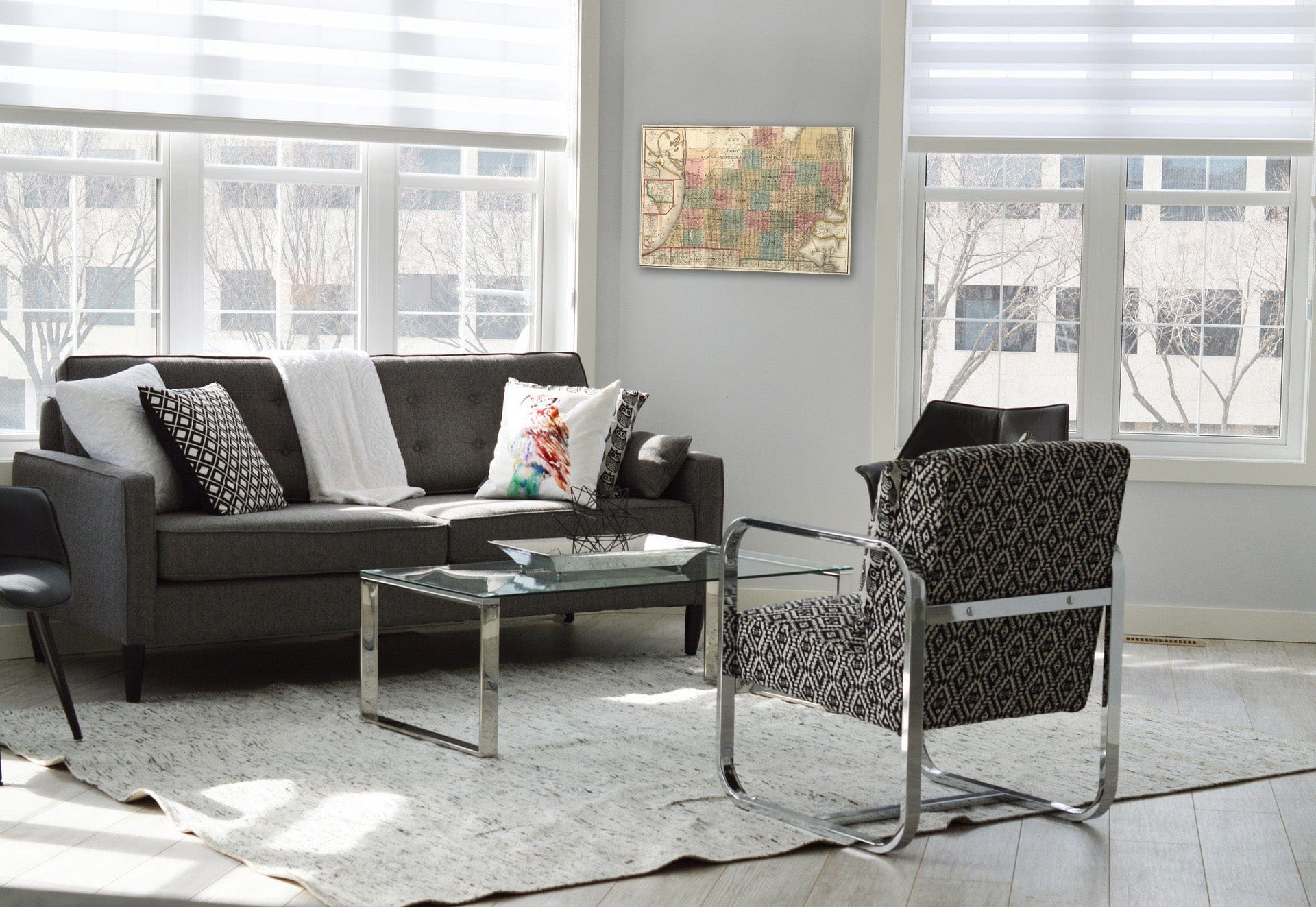 Historic Map : Map of Michigan, 1836 - Vintage Wall Art