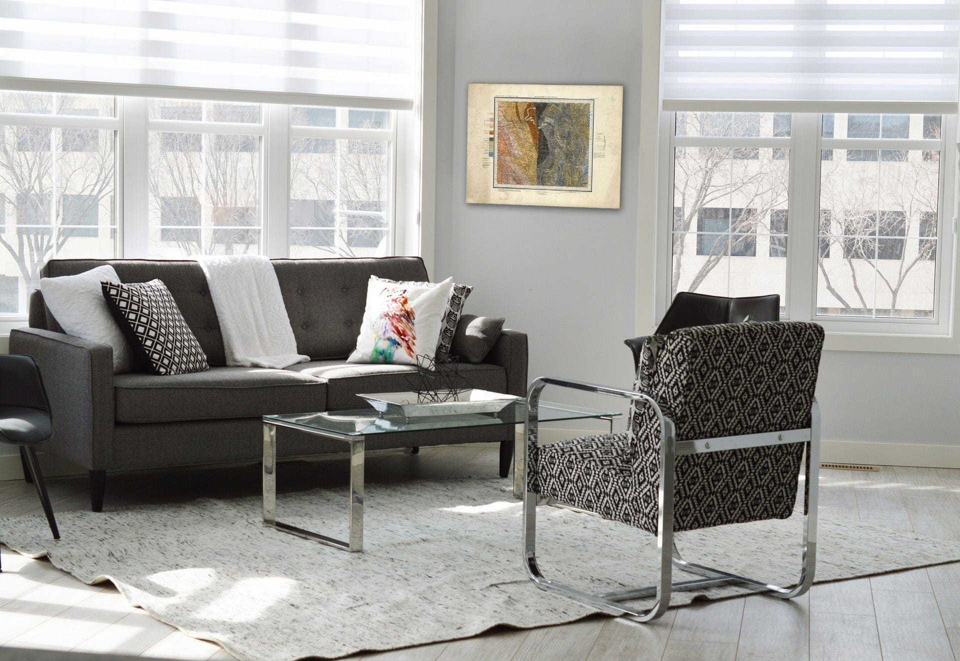 Historic Map : Geologic Atlas Map, 81. Buxton, NW Quad. 1887 - Vintage Wall Art