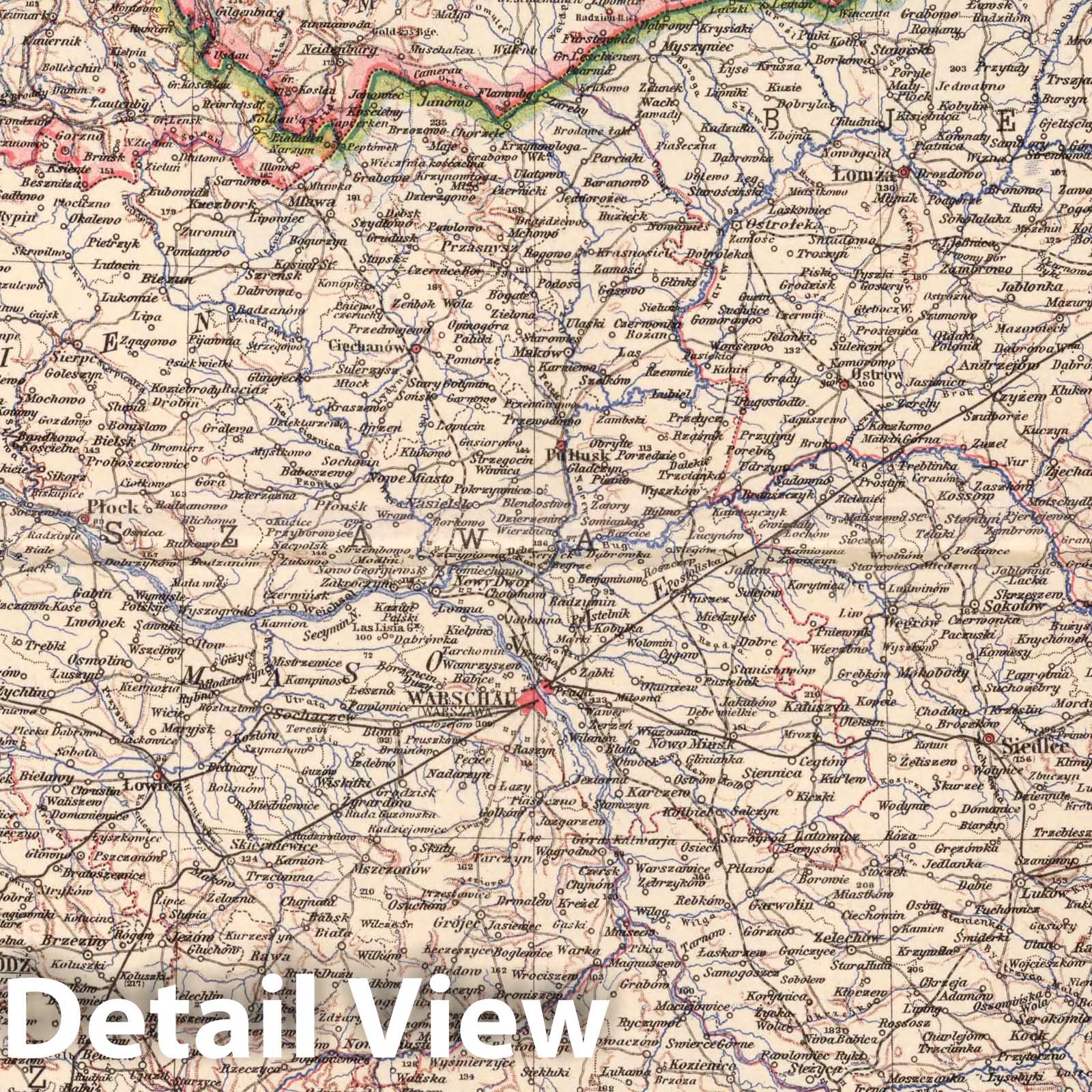 Poland 1925 Historical Map Print
