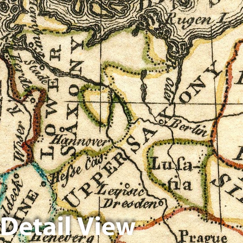 Germany Divided Into Circles, 1758 - Historical Map Reproduction