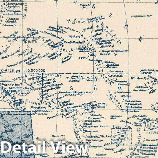 Eastern Australia, 1925 - Historical Map Print