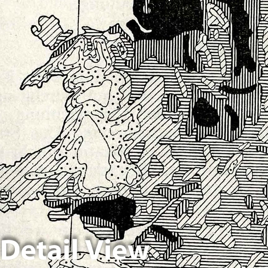 Historic Map : 1941 Military Atlas - Fig. 11. Population Density in England, 1931. - Vintage Wall Art