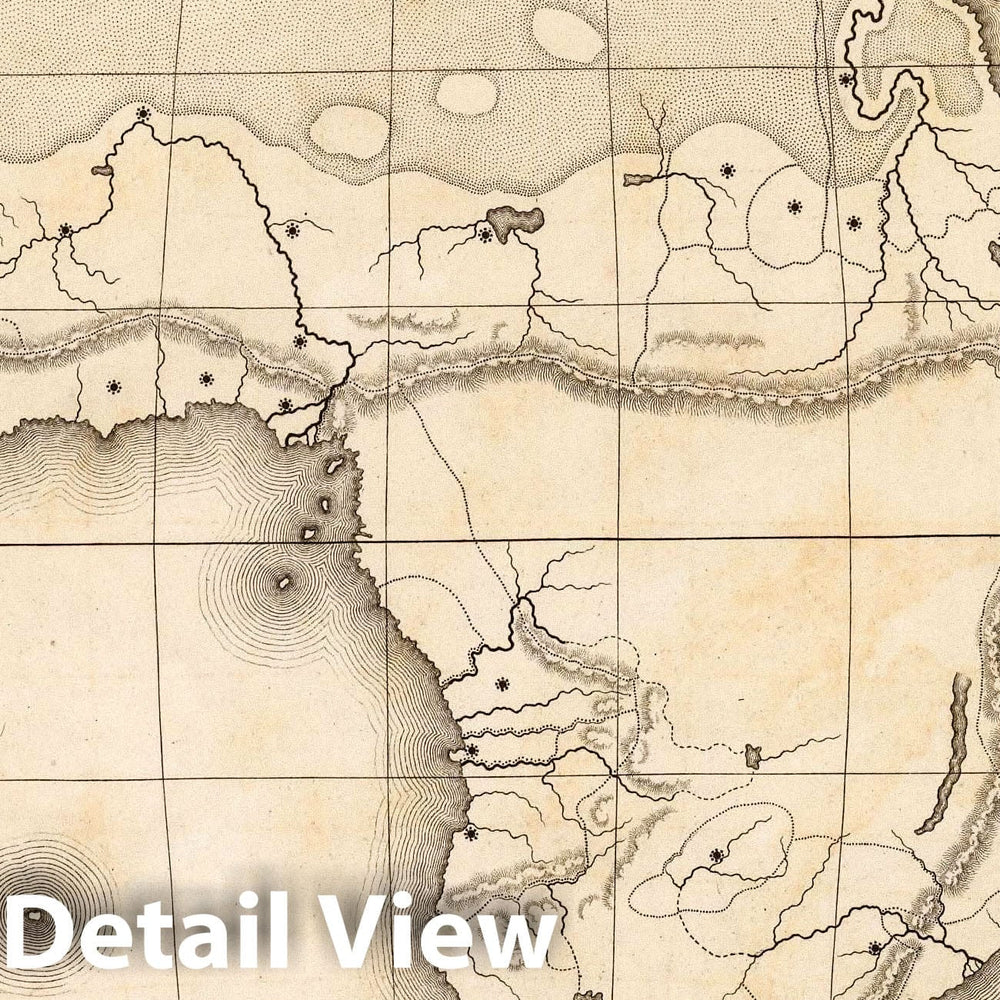 Historic Map : Map of Africa., 1839, Vintage Wall Decor