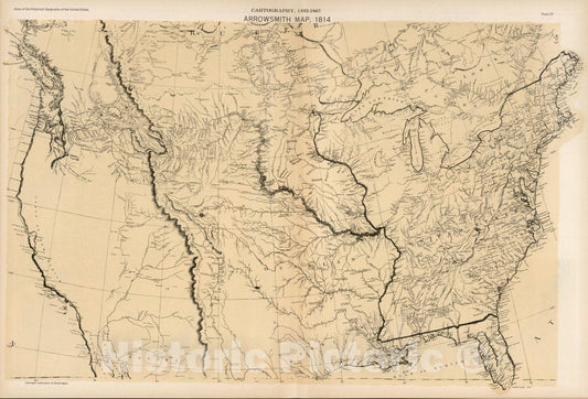 Historic Map : Plate 29. Facsimile Cartography 1492-1867. Arrowsmith Map, 1814, 1814 Atlas - Vintage Wall Art