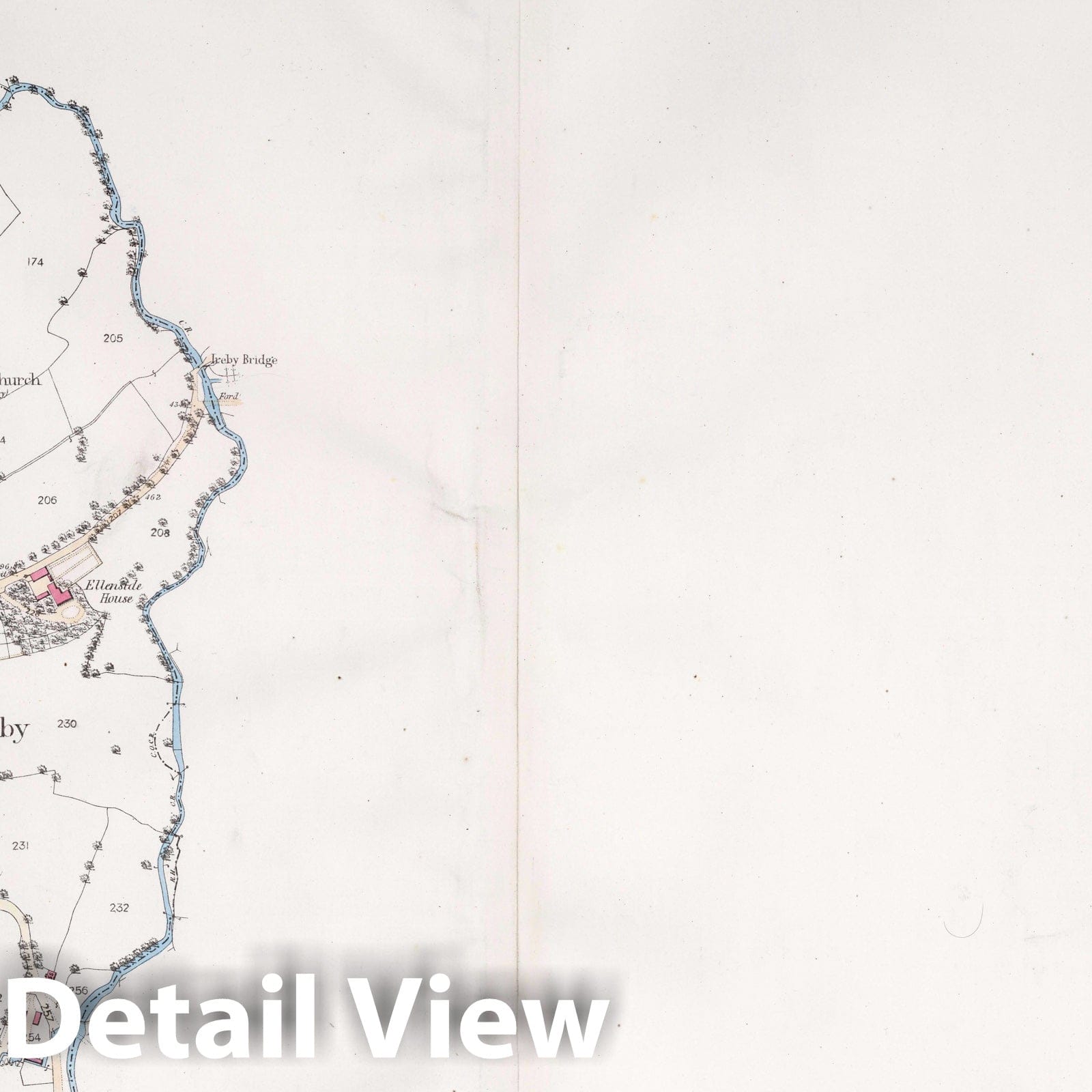 Ireby Parish, Cumberland, England - Property Map, 1865