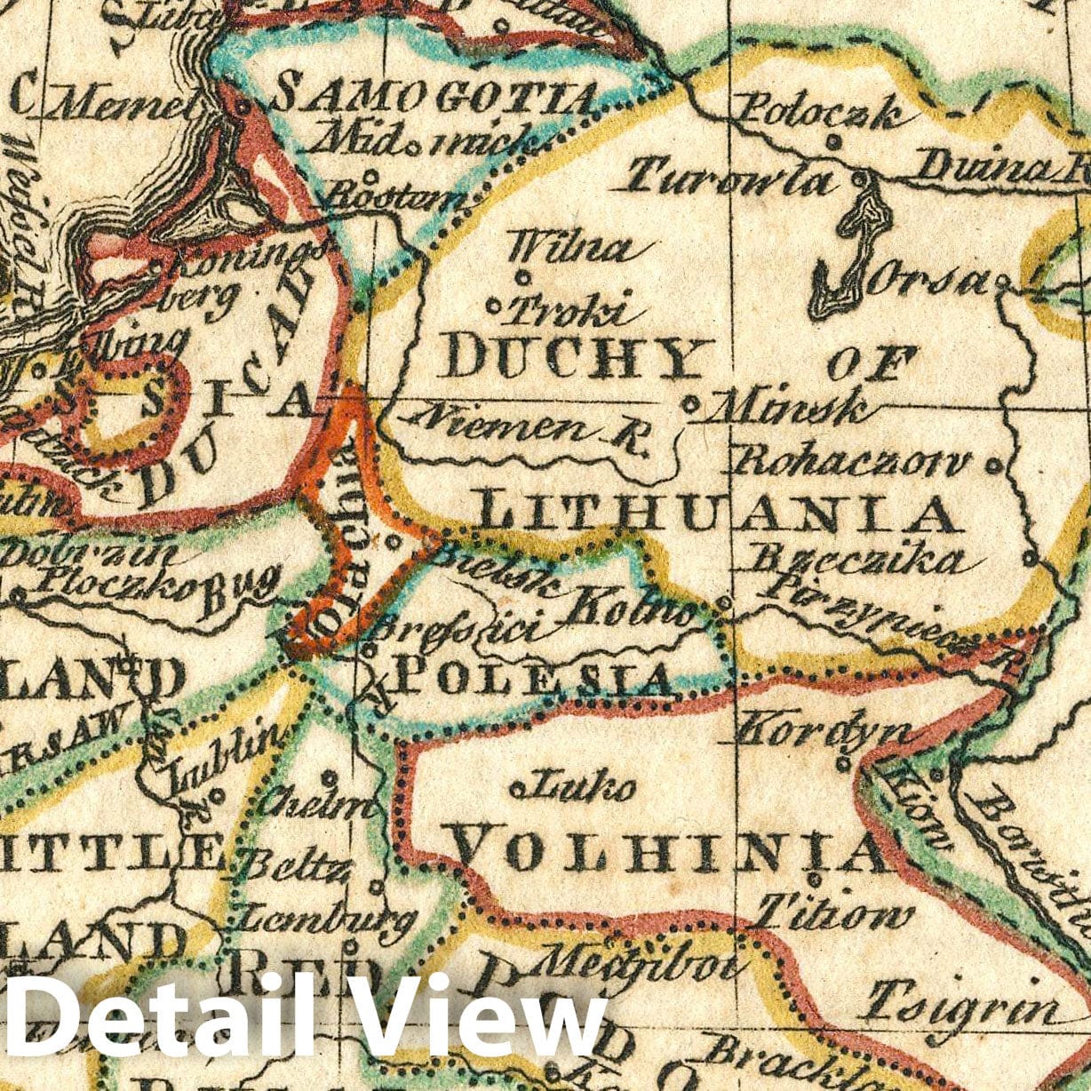 Kingdoms and States of the Known World, 1758 - Historical Map Print