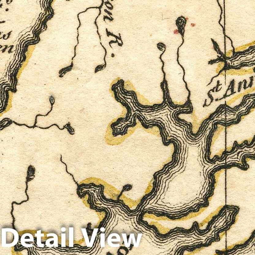 Cape Breton Island, 1758 - Historical Map Print