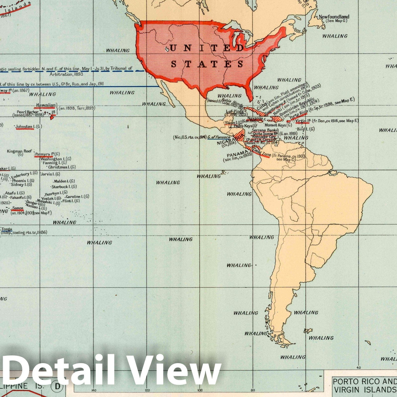 Historic Map : Plate 166. Possessions and Territorial Claims, 1815-1912, 1932 Atlas - Vintage Wall Art