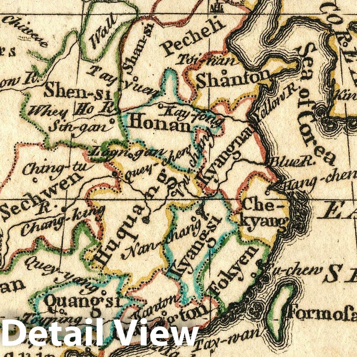 China, 1758 - Historical Map Print
