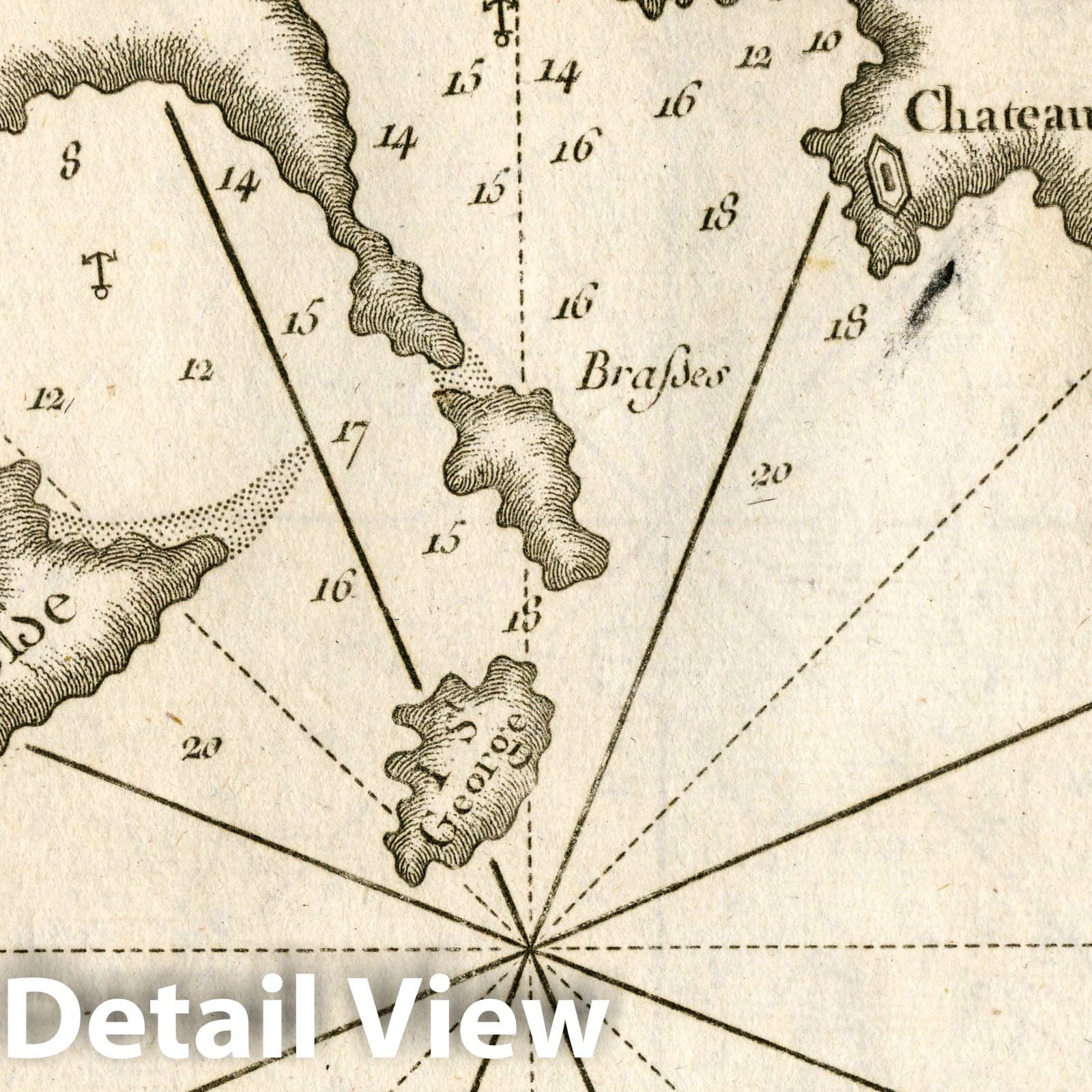 Follery Bay - Nautical Chart - Plate No. 104, 1764